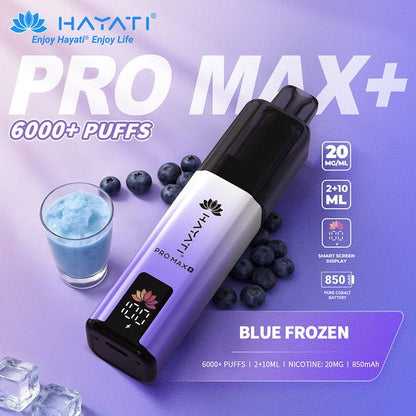 Hayati Pro Max+ Prefilled Kit | From £4 - Avalanche VapesBlue FrozenKIT