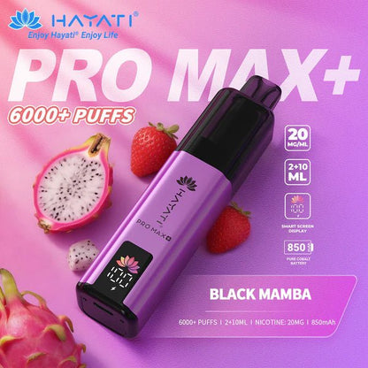 Hayati Pro Max+ Prefilled Kit | From £4 - Avalanche VapesBlack MambaKIT