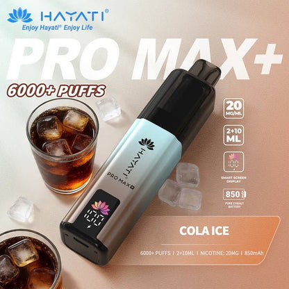 Hayati Pro Max+ Prefilled Kit | From £4 - Avalanche VapesCola IceKIT