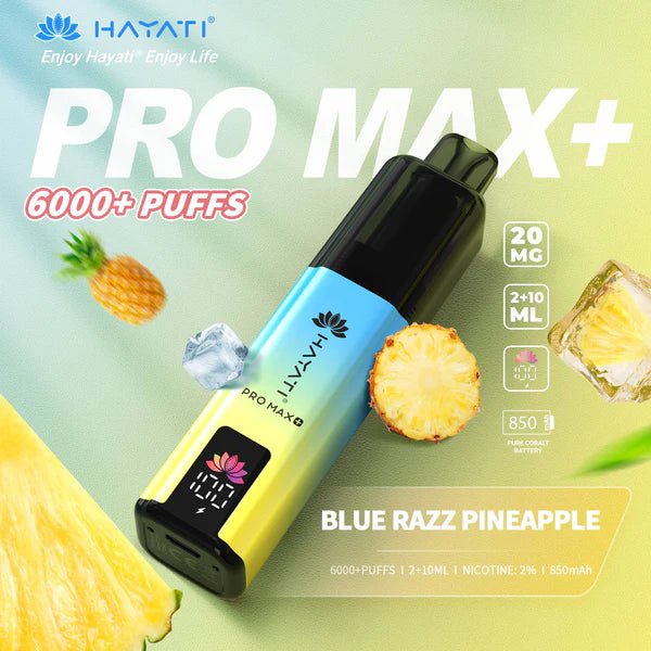 Hayati Pro Max+ Prefilled Kit | From £4 - Avalanche VapesBlue Razz PineappleKIT