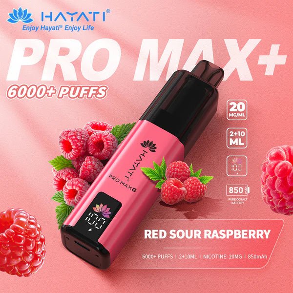 Hayati Pro Max+ Prefilled Kit | From £4 - Avalanche VapesRed Sour RaspberryKIT