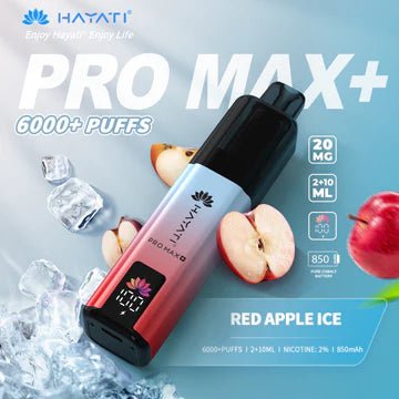 Hayati Pro Max+ Prefilled Kit | £8 - Avalanche Vapes Red Apple IceKIT