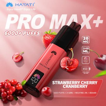 Hayati Pro Max+ Prefilled Kit | £8 - Avalanche Vapes Strawberry Cherry CranberryKIT