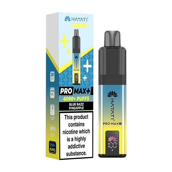 Hayati Pro Max+ Prefilled Kit | £8 - Avalanche Vapes Blue Razz PineappleKIT