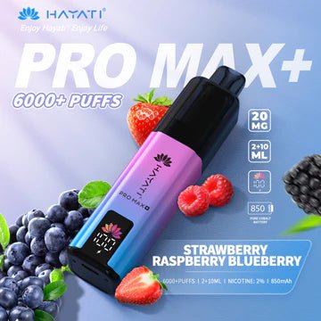 Hayati Pro Max+ Prefilled Kit | £8 - Avalanche Vapes Strawberry Raspberry IceKIT