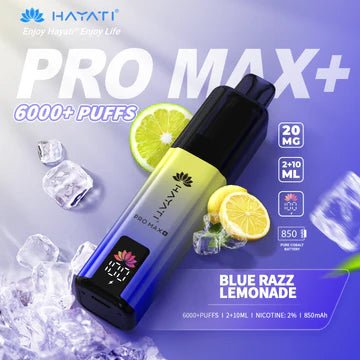 Hayati Pro Max+ Prefilled Kit | £8 - Avalanche Vapes Blue Razz LemonadeKIT