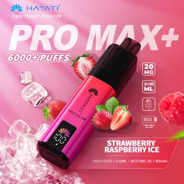 Hayati Pro Max+ Prefilled Kit | £8 - Avalanche Vapes Strawberry Raspberry IceKIT