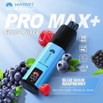 Hayati Pro Max+ Prefilled Kit | £8 - Avalanche Vapes Blue Sour RaspberryKIT