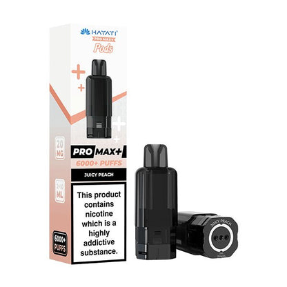 Hayati Pro Max+ Prefilled Pods | £5 - Avalanche Vapes Juicy PeachPODS