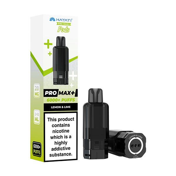 Hayati Pro Max+ Prefilled Pods | £5 - Avalanche Vapes Lemon LimePODS