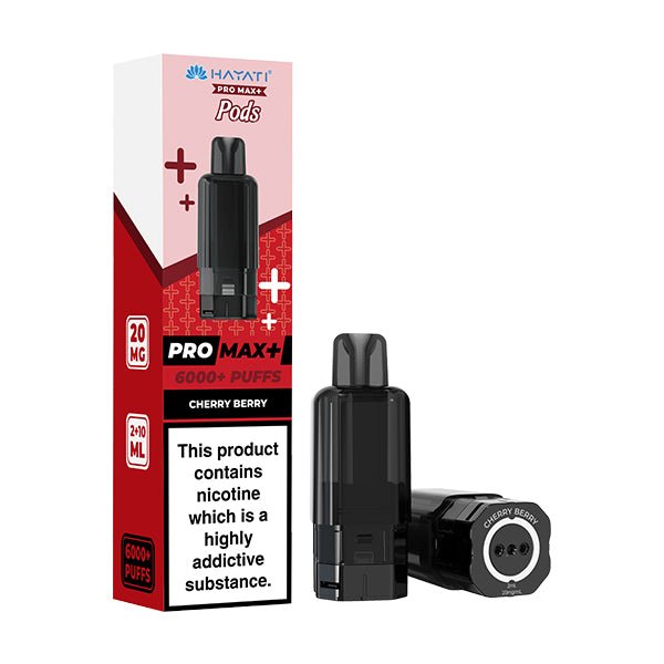 Hayati Pro Max+ Prefilled Pods | £5 - Avalanche Vapes Cherry BerryPODS