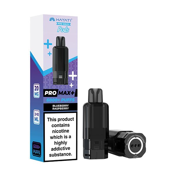Hayati Pro Max+ Prefilled Pods | £5 - Avalanche Vapes Blueberry RaspberryPODS