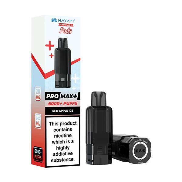 Hayati Pro Max+ Prefilled Pods | £5 - Avalanche Vapes Red Apple IcePODS