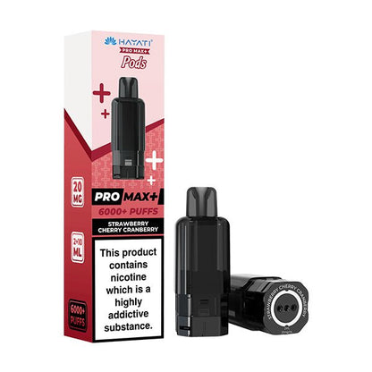 Hayati Pro Max+ Prefilled Pods | £5 - Avalanche Vapes Strawberry Cherry CranberryPODS