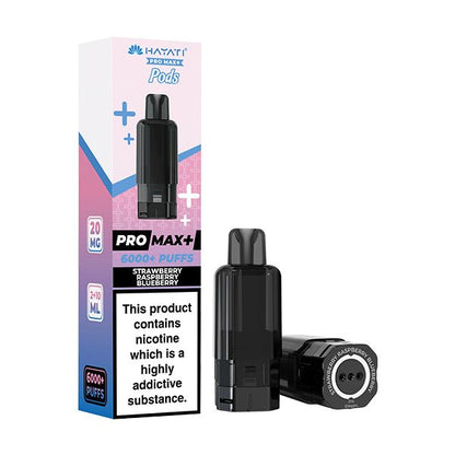 Hayati Pro Max+ Prefilled Pods | £5 - Avalanche Vapes Strawberry H'BubbaPODS
