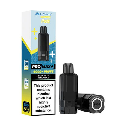 Hayati Pro Max+ Prefilled Pods | £5 - Avalanche Vapes Blue Razz PineapplePODS