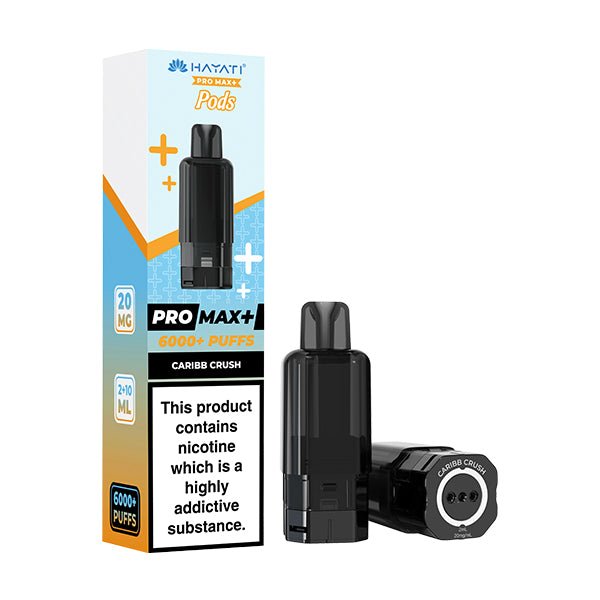 Hayati Pro Max+ Prefilled Pods | £5 - Avalanche Vapes Caribbean CrushPODS