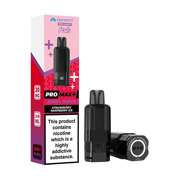 Hayati Pro Max+ Prefilled Pods | £5 - Avalanche Vapes Strawberry Raspberry IcePODS