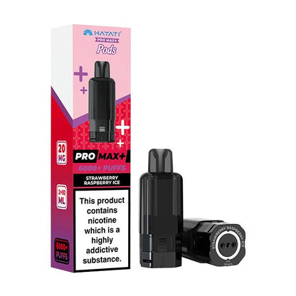 Hayati Pro Max+ Prefilled Pods | £5 - Avalanche Vapes Strawberry Raspberry IcePODS