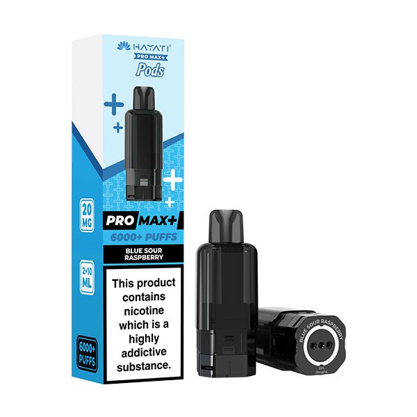 Hayati Pro Max+ Prefilled Pods | £5 - Avalanche Vapes Blue Sour RaspberryPODS