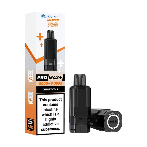 Hayati Pro Max+ Prefilled Pods | £5 - Avalanche Vapes Cherry ColaPODS