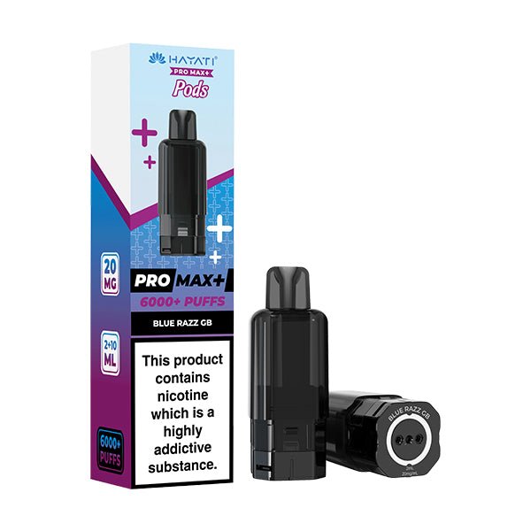 Hayati Pro Max+ Prefilled Pods | £5 - Avalanche Vapes Blue Razz BlackcurrantPODS