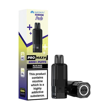 Hayati Pro Max+ Prefilled Pods | £5 - Avalanche Vapes Blue Razz LemonadePODS