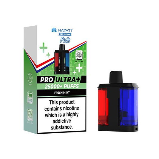 Hayati Pro Ultra+ PODS | £7 - Avalanche Vapes Fresh MintPODS