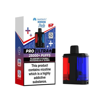 Hayati Pro Ultra+ PODS | £7 - Avalanche Vapes Blueberry H'Bubba / Watermelon H' BubbaPODS