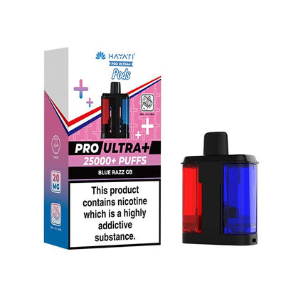 Hayati Pro Ultra+ PODS | £7 - Avalanche Vapes Blue Razz GBPODS