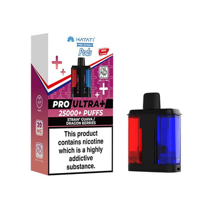 Hayati Pro Ultra+ PODS | £7 - Avalanche Vapes Straw' Guava / Dragon BerriesPODS