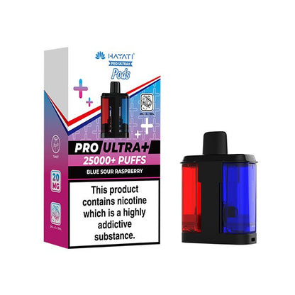 Hayati Pro Ultra+ PODS | £7 - Avalanche Vapes Blue Sour RaspberryPODS