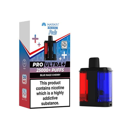 Hayati Pro Ultra+ PODS | £7 - Avalanche Vapes Blue Razz CherryPODS