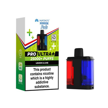 Hayati Pro Ultra+ PODS | £7 - Avalanche Vapes Lemon & LimePODS