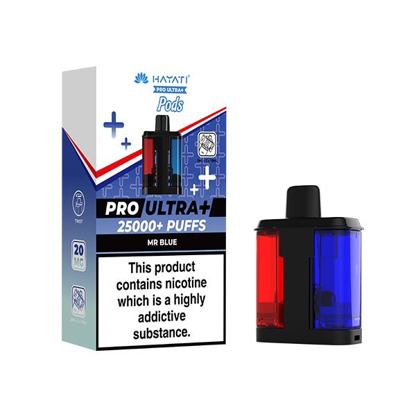 Hayati Pro Ultra+ PODS | £7 - Avalanche Vapes Mr BluePODS