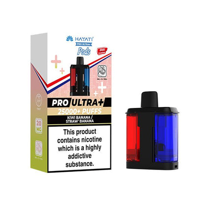Hayati Pro Ultra+ PODS | £7 - Avalanche Vapes Kiwi Banana / Straw' BananaPODS