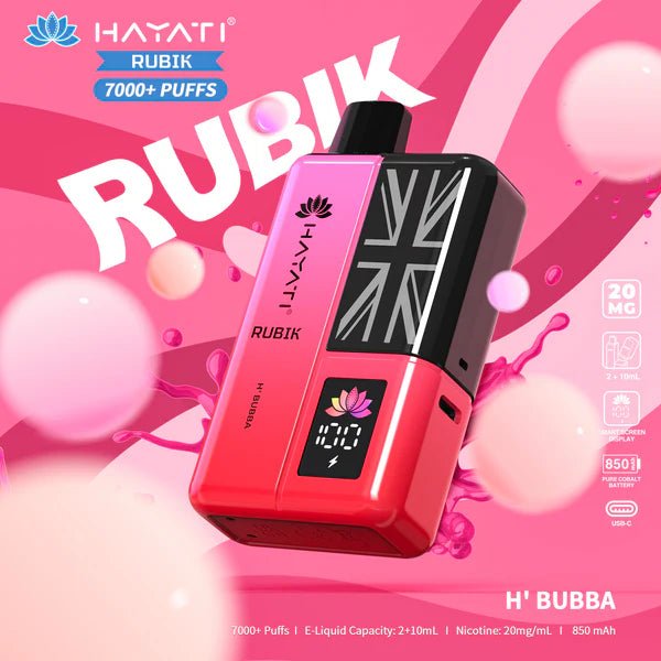 Hayati Rubik 7K Prefilled Kit | £4 - Avalanche Vapes H' BubbaKIT