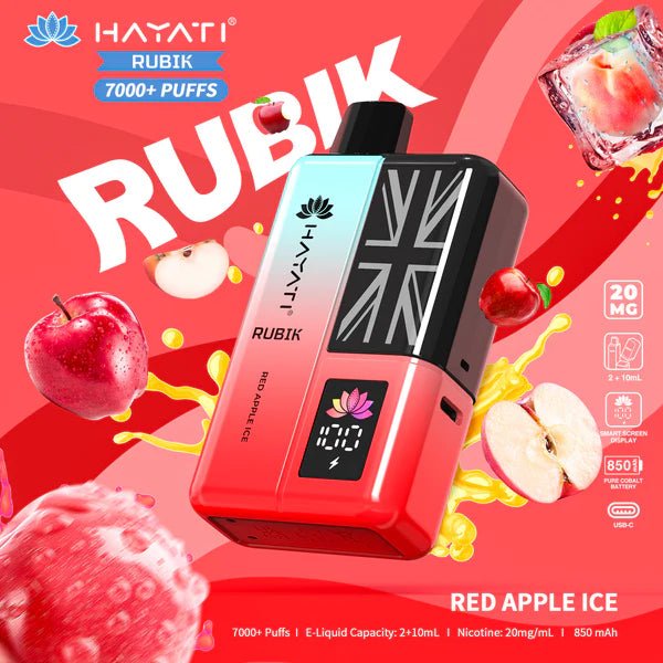 Hayati Rubik 7K Prefilled Kit | £4 - Avalanche Vapes Pineapple IceKIT