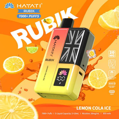 Hayati Rubik 7K Prefilled Kit | £4 - Avalanche Vapes Lemon & LimeKIT