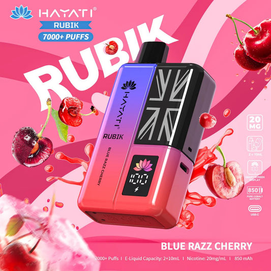 Hayati Rubik 7K Prefilled Kit | £4 - Avalanche Vapes Blue Razz CherryKIT