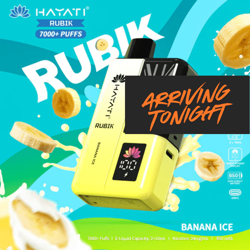 Hayati Rubik 7K Prefilled Kit | £4 - Avalanche Vapes Pineapple IceKIT