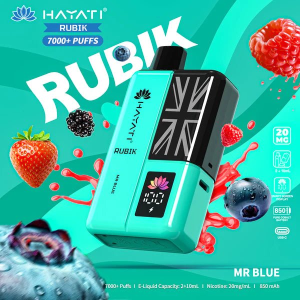 Hayati Rubik 7K Prefilled Kit | £4 - Avalanche Vapes Lemon & LimeKIT