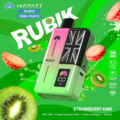 Hayati Rubik 7K Prefilled Kit | £4 - Avalanche Vapes Pineapple IceKIT