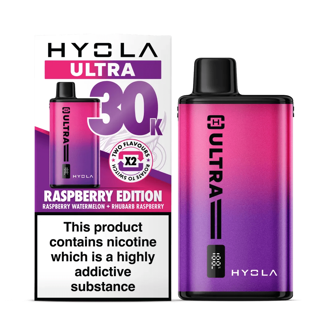 Hyola Ultra 30K Prefilled Kit | £9 - Avalanche Vapes Raspberry EditionKIT