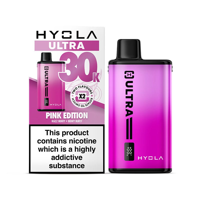Hyola Ultra 30K Prefilled Kit | £9 - Avalanche Vapes Pink EditionKIT