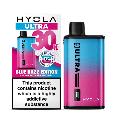 Hyola Ultra 30K Prefilled Kit | £9 - Avalanche Vapes Blue Razz EditionKIT