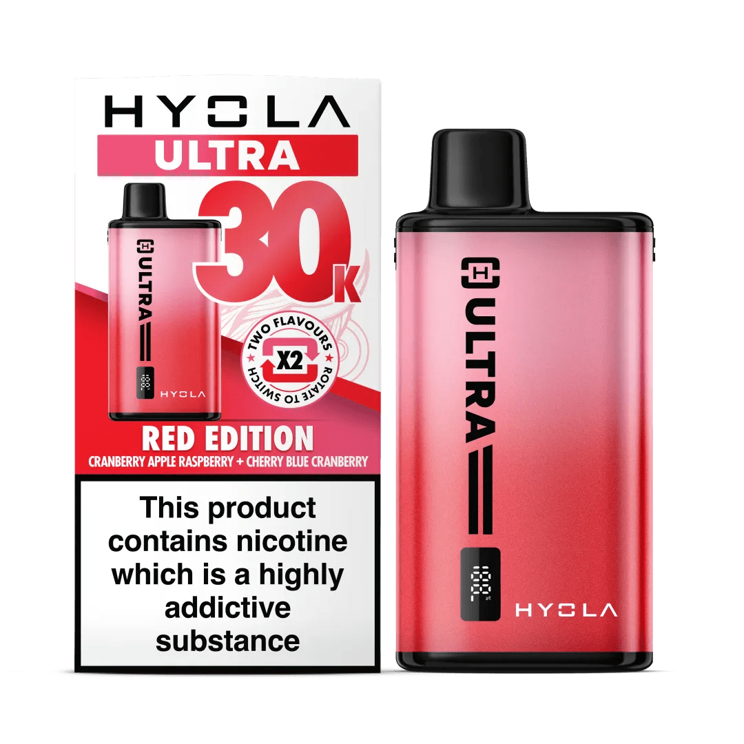 Hyola Ultra 30K Prefilled Kit | £9 - Avalanche Vapes Red EditionKIT