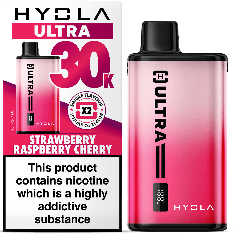Hyola Ultra 30K Prefilled Kit | £9 - Avalanche Vapes Strawberry Raspberry CherryKIT