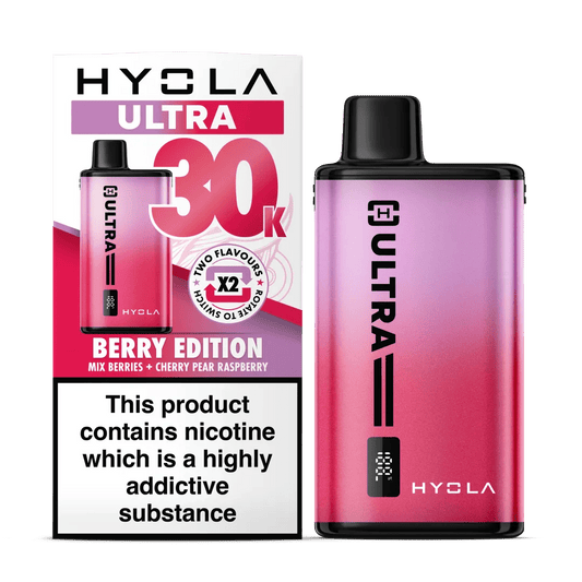 Hyola Ultra 30K Prefilled Kit | £9 - Avalanche Vapes Berry EditionKIT