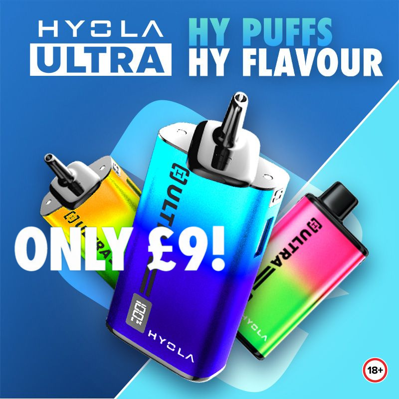 Hyola Ultra 30K Prefilled Kit | £9 - Avalanche Vapes Berry EditionKIT